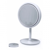Espelho Com aumento Led e Ventilador Integrado
