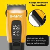 Kit Máquina de Tosa B-MAX + Luva Removedora de Pelos PETS