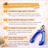 Kit Tosa Pet Profissional Pente Tesouras Alicate Cães Gatos