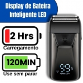 Barbeador Shaver Bivolt 5w Display Led Aparador Pelo Nariz