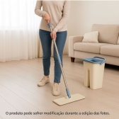 Mop limpeza 6L com balde articulado esfregão multiuso casa