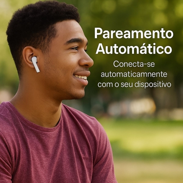 Fone Bluetooth TWS12 Branco IOS android