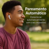 Fone Bluetooth TWS12 Branco IOS android