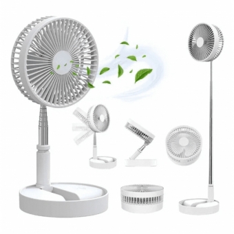 Ventilador Potente De Coluna Silencioso Portátil e Rétratil