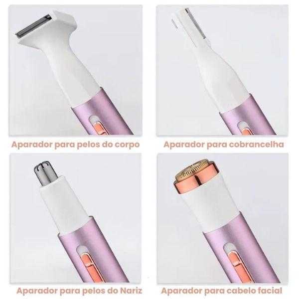 Aparador Pelos Nariz Corpo 4/1 Modelador Sobrancelha Pernas