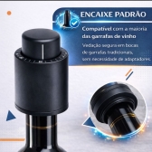 Tampa Para Vinho A Vácuo Pressão Vedação Premium