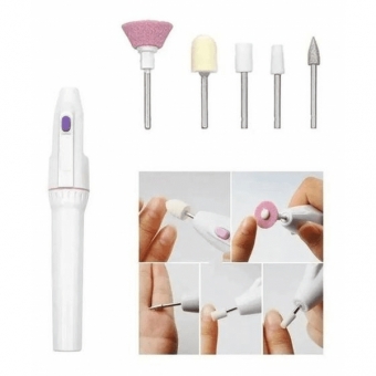 Lixador Elétrico de Unhas Lixa De Unha Profissional 5 Lixas