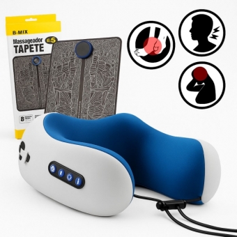Kit Massageador pescoço e pés