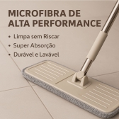 Mop limpeza 6L com balde articulado esfregão multiuso casa
