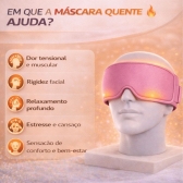 Máscara Gel Terapêutica Fria Quente Dor Cabeça e Olhos - Verde-água