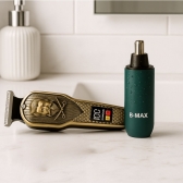 Maquina Cabelo Profissional Com Display Led E Aparador Nariz