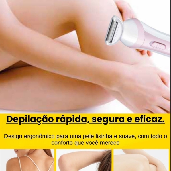 Depilador Elétrico Corporal Lady Shaver Aparador Pelo Nariz