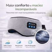 Máscara Dormir Bluetooth Fone Ouvido Música Relaxante Sono