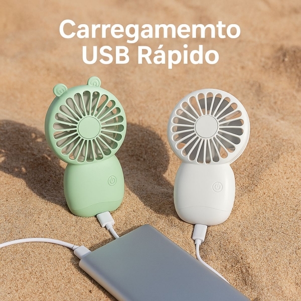 Mini Ventilador Portátil Recaregável Usb personalizado